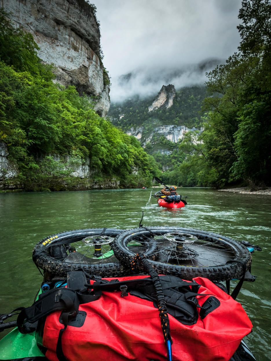 Packrafting doesn’t have to mean wild, Arctic rivers, and in this case France’s Tarn gorge ticked the adventure box.